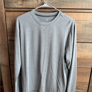 Core Men's Long Sleeve Gray Tee